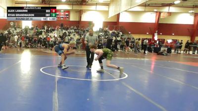 150 lbs Round Of 16 - Alex Lamarre, Bristol Ct vs Ryan Grandmason, Smittyâ??s Wrestling Barn