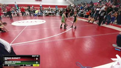 42-46 lbs Round 5 - Decker McEwan, Junior Bulldogs vs Ronan Burnett, HRA