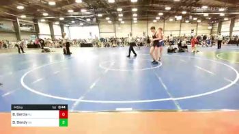 145 lbs Consi Of 32 #2 - Benjamin Garcia, NJ vs Davis Dendy, GA