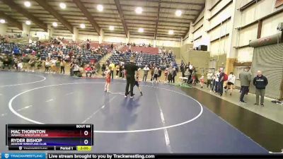 56 lbs Quarterfinal - Mac Thornton, Wasatch Wrestling Club vs Ryder Bishop, Aviator Wrestling Club