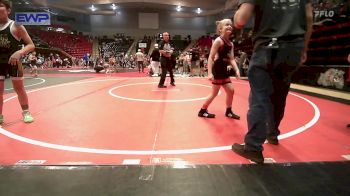 85 lbs Consi Of 8 #2 - Aerabella Bearden, Skiatook Youth Wrestling vs Collin Russow, Beggs Youth Wrestling Program