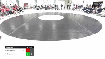 125 lbs Round Of 16 - Greg Fischer, Wesleyan vs Sean Thomas, Trinity