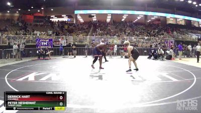 3A 285 lbs Cons. Round 2 - Derrick Hart, Columbus vs Peter Nesheiwat, Timber Creek