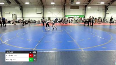 100 lbs Rr Rnd 3 - Robert Couch, Jackson County Wrestling Club vs Malachi King, Troup