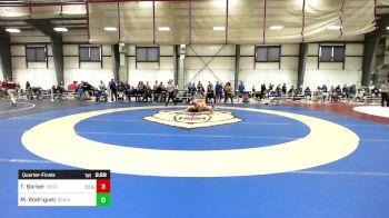 157 lbs Quarterfinal - Tye Barker, Coast Guard vs Matt Rodriguez, Western New England