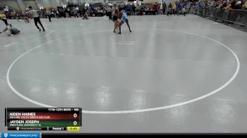 165 lbs Cons. Round 1 - Aiden Haines, Willard Youth Wrestling Club vs Jayden Joseph, Wrestling University-FL