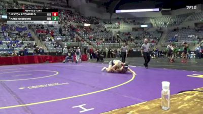 175 lbs Quarterfinal - Kaeb Stebbins, Delta vs Jaxton Litchfield, Heritage