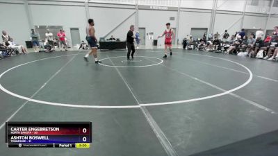 215 lbs Semis & 3rd Wb (16 Team) - Carter Engebretson, North Dakota vs Ashton Boswell, Tennessee