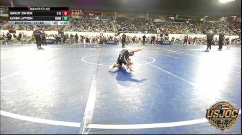 73 lbs Round Of 32 - Grady Zinter, Owasso Takedown Club vs Jaxen Layton, Brawlers