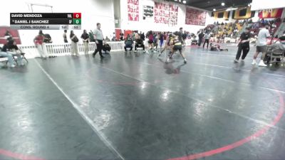 144 lbs Cons. Round 4 - David Mendoza, Valenicia (Santa Clarita) vs Daniel J Sanchez, Santa Fe