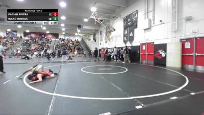126 lbs Champ. Round 1 - Fabian Rivera, Palm Springs vs Isaac Ortega, Costa Mesa