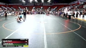 105 lbs Cons. Round 2 - Carson Blum, Michigan Grappler RTC vs Kaleb Pratt, TWA