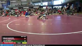 65 lbs Champ. Round 2 - Jalan Smith, Arab Youth Wrestling vs Hollis Hancock, River Rats Wrestling Club