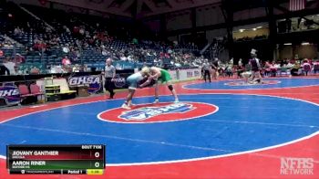 7A-215 lbs Quarterfinal - Aaron Riner, Buford HS vs Jiovany Ganthier, Dacula