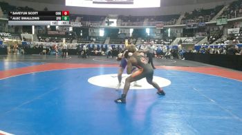5A 190 lbs Cons. Round 1 - Saveyun Scott, Charles Henderson HS vs Alec Swallows, Springville