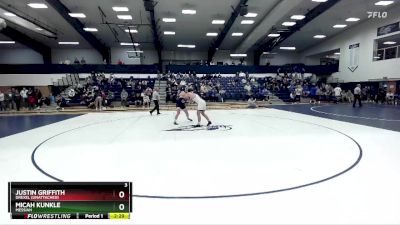 197 lbs Quarterfinal - Micah Kunkle, Messiah vs Justin Griffith, Drexel (Unattached)