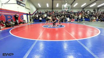 140 lbs Quarterfinal - Madison Owen, Skiatook Girls High School vs Lyla Hansen, Sand Springs HS