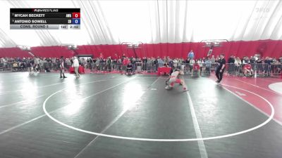 144 lbs Cons. Round 5 - Mycah Beckett, Askren Wrestling Academy vs Antonio Sowell, Super D