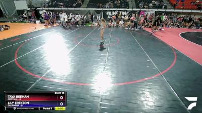 75 lbs Cross Bracket (8 Team) - Taya Beeman, Montana vs Gianna Mirelez, California