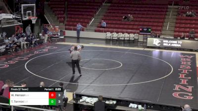 141 lbs Finals (2 Team) - Wyatt Henson, Lock Haven vs Thomas Termini, The Citadel