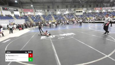 80 lbs 5th Place - Brody Romero, Wrestling Academy Of The Rockies vs Bryson Zunich, Delta Middle School