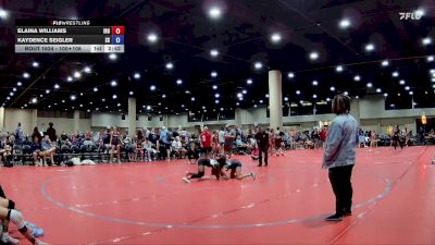 100+106 Cons. Semi - Elaina Williams, Ironclad vs Kaydence Seigler, Trojan Wrestling Academy LLC