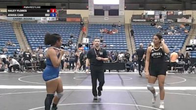160 lbs Champ. Round 1 - Atavia Cain, Colby Community College vs Haley Flores, Ottawa University
