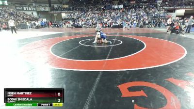 4A 120 lbs 5th Place Match - Noeh Martinez, Davis vs Bodhi Smiedala, Olympia