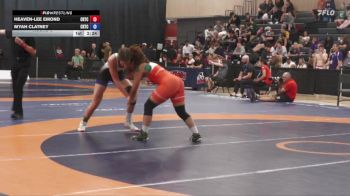 65kg Round 3 - Heaven-Lee Emond, National Capital Wrestling Club vs Myah Clatney, Saskatoon Wrestling Club