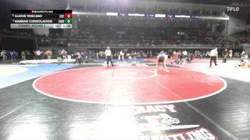 100 lbs Champ. Round 2 - Alexis Toscano, Lincoln (Stockton) vs Hannah Consolacion, Casa Roble