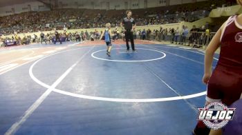 43 lbs Round Of 32 - Kolter Gay, Blackwell Wrestling Club vs Kashen Bell, Division Bell Wrestling