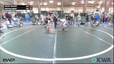 67 lbs Rr Rnd 4 - Mason Seward, Duncan Demon Wrestling vs Kristian Henry, Powerhouse Blue