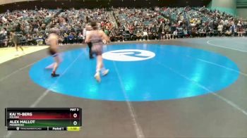 106 lbs Quarterfinal - Alex Mallot, Ponderosa vs Kai Yi-Berg, Folsom