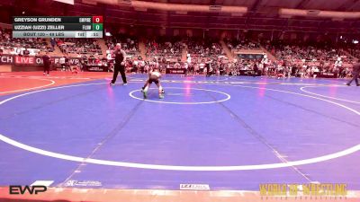 49 lbs Consi Of 8 #2 - Greyson Grunden, Empire Wrestling Academy vs Uzziah (Uzzi) Zeller, Flow Academy Honolulu, HI