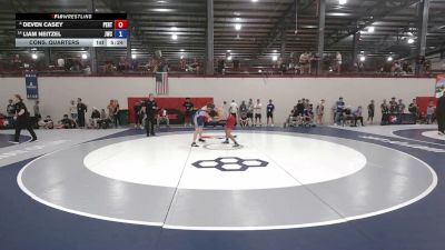 61 kg Cons. Quarters - Deven Casey, Pennsylvania RTC vs Liam Neitzel, Jackrabbit Wrestling Club