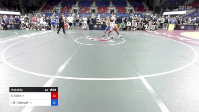 144 lbs Rnd Of 64 - Kimoni Giles, RI vs Brayden Canoyer, NE