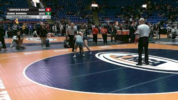 135 lbs Champ. Round 1 - Addyson Bailey, Collinsville vs Izabel Barrera, Joliet (Central)