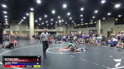 85 lbs Round 4 (6 Team) - Keyhani Reed, TN AAU-Williamson County WC vs Laura Ayala, AR- 15