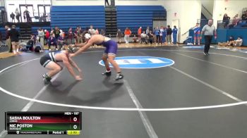 197 lbs Cons. Round 1 - Sasha Boulton, Loras vs Nic Poston, Dubuque