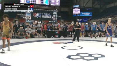 132 lbs Champ. Rd Of 128 - Timothy Walker Jr, California vs Carson Owens, Missouri