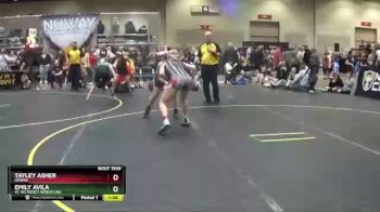 130 lbs Cons. Round 3 - Tayley Asher, OHWAY vs Emily Avila, VC NO Mercy Wrestling