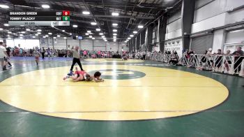 90 lbs Rr Rnd 2 - Brandon Green, Centerville Wrestling Club - MS vs Tommy Placky, Mat Warriors PWC - MS