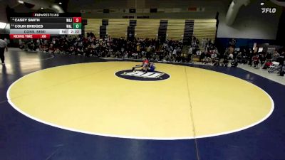 157 lbs Cons. Semi - Casey Smith, Washington & Jefferson vs Colin Bridges, Washington & Lee
