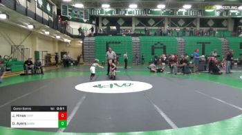 55 lbs Consolation - Jett Hines, Central Silver Backs vs Owen Ayers, Warner Elite Wrestling Club