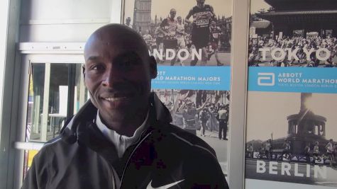 Bernard Lagat became more determined to finish when he saw Abdi drop out