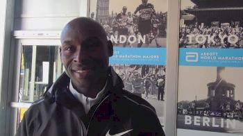 Bernard Lagat became more determined to finish when he saw Abdi drop out