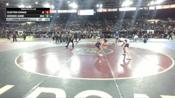 98 lbs Cons. Round 4 - Hudson Jaime, Mead vs Clayton Oxnam, New Plymouth