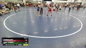 126 lbs Champ. Round 2 - Perry Wobser, Ohio vs Cameron Sipp, 2 Tuff Gym Wrestling Club