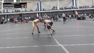 125 lbs Round Of 16 - John Bergmann, Naval Academy vs Teague Strobel, Hofstra