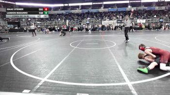 100 lbs Consi Of 16 #2 - Isaac Steiner, Cougar WC vs Landon Bizzarro, Team Bizzarro